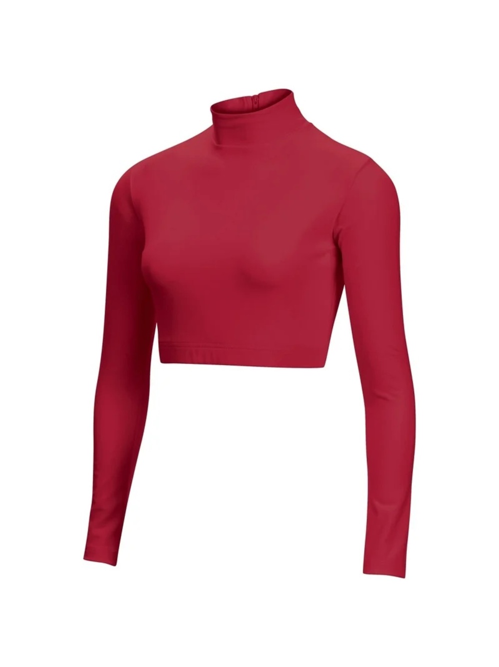 Brand New Red Cropped Cheerleading Turtleneck Undershirt Adult Size Large ❤️❤️❤️